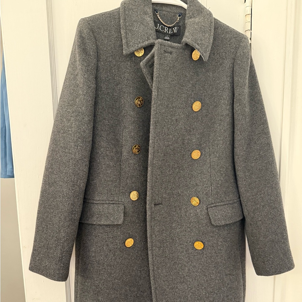 J. Crew Warwick Double-Breasted Coat stadium wool New with tags!! NWT size 2